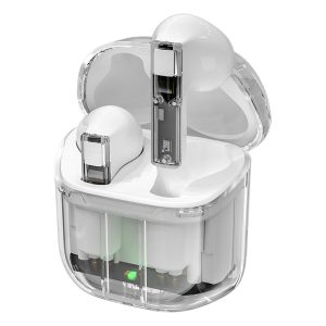 Transparent exploration version YX06 bluetooth headset crystal TWS bluetooth headset creative new electric competition tide play