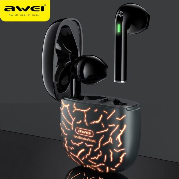 Awei T28 Pro Tws Wireless Earphone Bluetooth 5.0 Mini Earbuds - Air Buds - Image 3